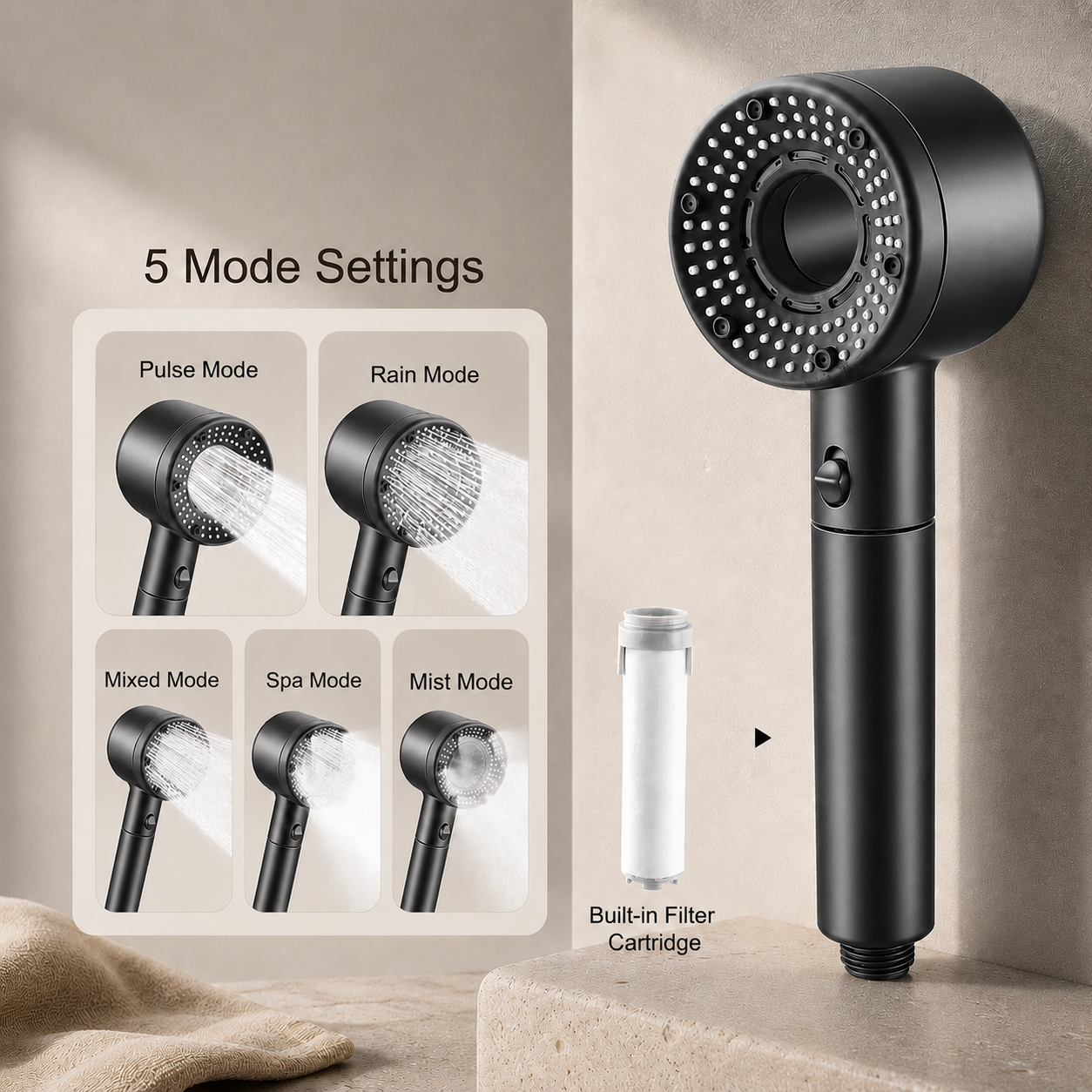 The Avorel Shower Head