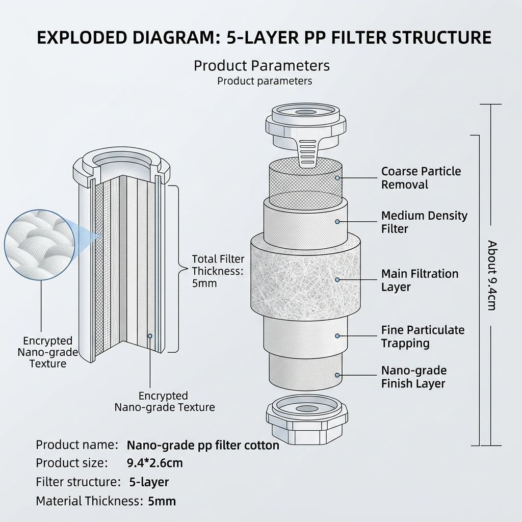 Avorel Replacement Filters (5-Pack)